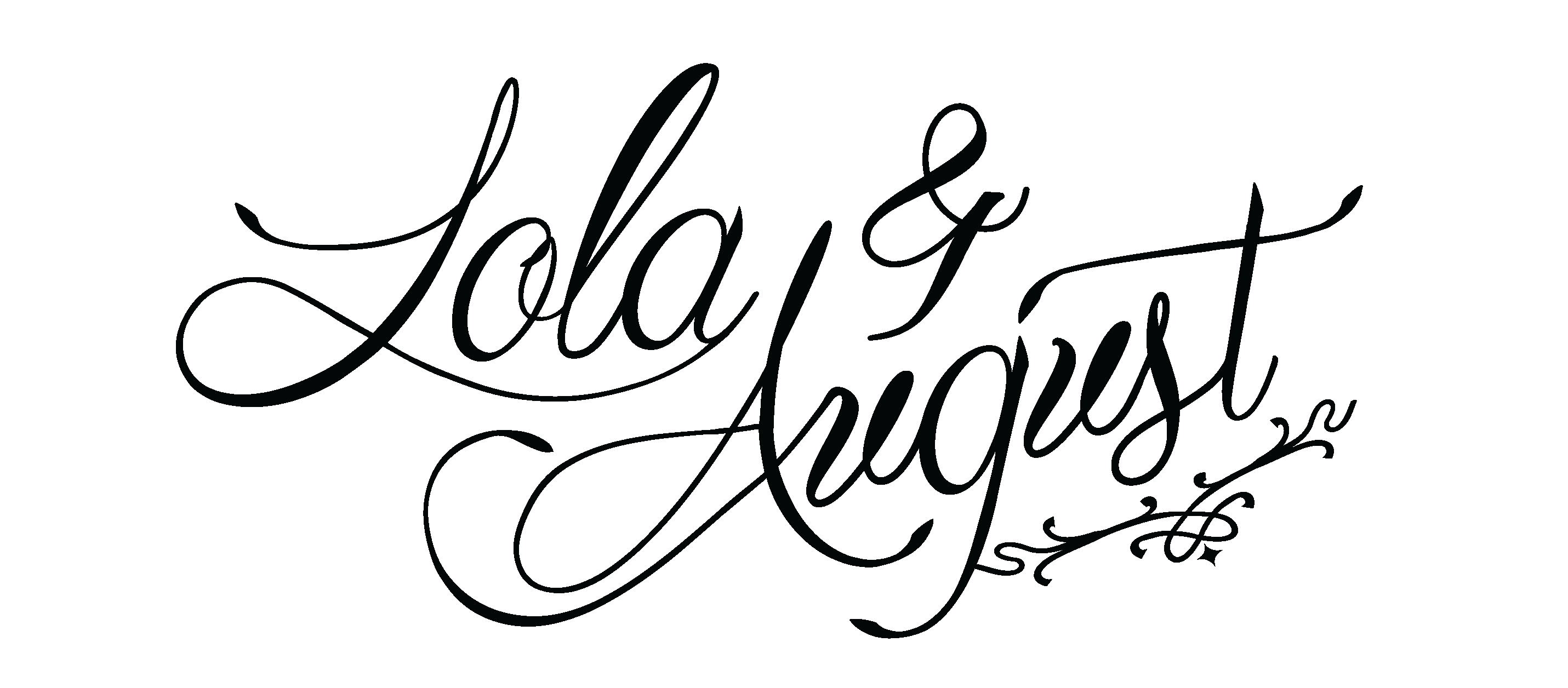 Lola & August Logo in black